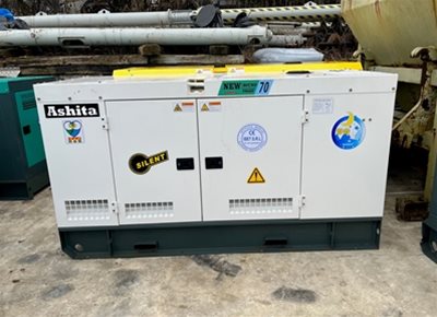 New ASHITA model AG3-70 70kVA Super Silent Generator (2022) H2210044
