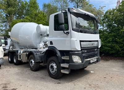 Used DAF / HYMIX model P2-8023 SS 8m3 Standard Concrete Mixer (2018) DT18 HYK