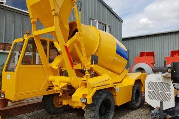 The Ideal Rough Terrain Concrete Mixers for Tunnels and Small Sites